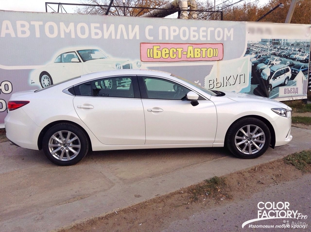 краска mazda белый перламутр mazda 6 2013